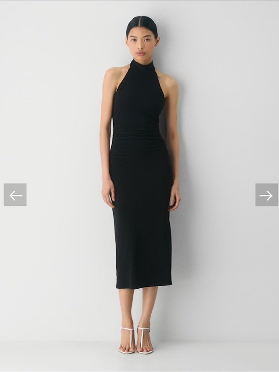 Wilfred Dresses & Skirts - WILFRED Black Halter Midi Dress